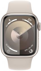Apple Watch Series 9 GPS + Cellular 41mm Starlight Aluminium Case with Starlight (MRHP3SA/A)