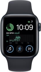 Apple Watch SE GPS + Cellular 44mm Midnight Aluminium Case with Midnight Sport Band (MRH83SA/A)