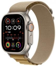Apple Watch Ultra 2 GPS + Cellular 49mm Natural Titanium Case with Tan Alpine Medium (MX4F3TH/A)