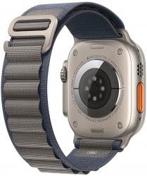 Apple Watch Ultra 2 GPS + Cellular 49mm Titanium Case with Blue Alpine Loop - Large (MREQ3TH/A)
