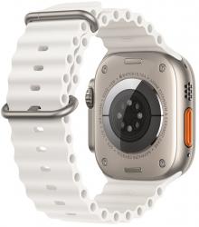 Apple Watch Ultra 2 GPS + Cellular 49mm Titanium Case with White Ocean Band (MREJ3TH/A)