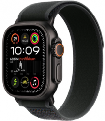 Apple Watch Ultra 2 GPS + Cellular 49mm Black Titanium Case with Black Trail Loop - M/L (MX4V3TH/A)