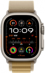 Apple Watch Ultra 2 GPS + Cellular 49mm Natural Titanium Case with Tan Alpine Large (MX4H3TH/A)