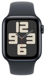 Apple Watch SE GPS 40mm Midnight Aluminium Case with Midnight Sport Band (MXE93SA/A)