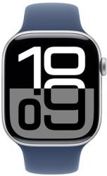 Apple Watch Series 10 GPS 46mm Silver Aluminium Case with Denim Sport Band (MWWM3SA/A)