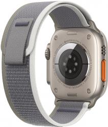 Apple Watch Ultra 2 GPS + Cellular 49mm Titanium Case with Green Grey Trail Loop - S/M (MRF33TH/A)