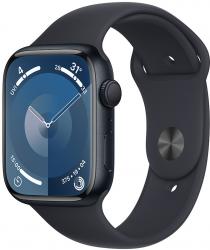 Apple Watch Series 9 GPS 41mm Midnight Aluminium Case with Midnight Sport Band (MR8W3SA/A)