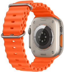 Apple Watch Ultra 2 GPS + Cellular 49mm Titanium Case with Orange Ocean Band (MREH3TH/A)