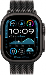 Apple Watch Ultra 2 GPS + Cellular 49mm Black Titanium Case with Black Titanium Milanese (MX5V3TH/A)