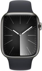 Apple Watch Series 9 GPS + Cellular 45mm Graphite Stainless Steel Case with Midnight (MRMW3SA/A)