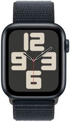 Apple Watch SE GPS + Cellular 44mm Midnight Aluminium Case with Midnight Sport Loop (MRHC3SA/A)