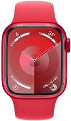 Apple Watch Series 9 GPS + Cellular 41mm RED Aluminium Case with RED Sport Band (MRY63SA/A)