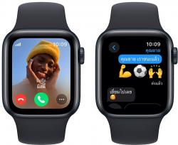 Apple Watch SE GPS + Cellular 40mm Midnight Aluminium Case with Midnight Sport Band (MRG73SA/A)