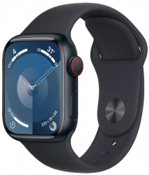 Apple Watch Series 9 GPS + Cellular 41mm Midnight Aluminium Case with Midnight (MRHT3SA/A)