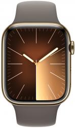Apple Watch Series 9 GPS + Cellular 45mm Gold Stainless Steel Case with Clay (MRMR3SA/A)