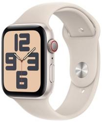 Apple Watch SE GPS + Cellular 44mm Starlight Aluminium Case with Starlight Sport Band (MXGU3SA/A)