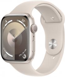 Apple Watch Series 9 GPS 41mm Starlight Aluminium Case with Starlight Sport Band (MR8U3SA/A)