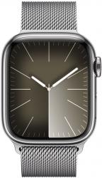 Apple Watch Series 9 GPS + Cellular 45mm Silver Stainless Steel Case with Silver (MRMQ3SA/A)
