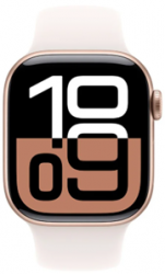 Apple Watch Series 10 GPS + Cellular 42mm Rose Gold Aluminium Case with Light Blush (MWX93SA/A)