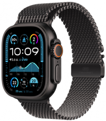 Apple Watch Ultra 2 GPS + Cellular 49mm Black Titanium Case with Black Titanium Milanese (MX5U3TH/A)