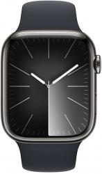 Apple Watch Series 9 GPS + Cellular 45mm Graphite Stainless Steel Case with Midnight (MRMV3SA/A)