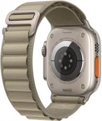 Apple Watch Ultra 2 GPS + Cellular 49mm Titanium Case with Olive Alpine Loop - Large (MRF03TH/A)