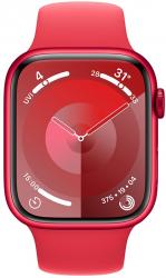Apple Watch Series 9 GPS + Cellular 45mm RED Aluminium Case with RED Sport Band (MRYG3SA/A)
