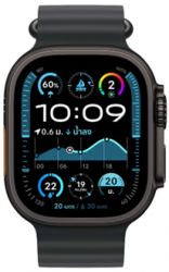 Apple Watch Ultra 2 GPS + Cellular 49mm Black Titanium Case with Black Ocean Band (MX4P3TH/A) 
