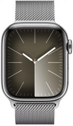 Apple Watch Series 9 GPS + Cellular 41mm Silver Stainless Steel Case with Silver (MRJ43SA/A)