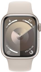 Apple Watch Series 9 GPS Cellular 45mm Starlight Aluminium Case with Starlight Sport Band(MRM93SA/A)