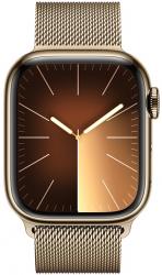 Apple Watch Series 9 GPS + Cellular 45mm Gold Stainless Steel Case with Gold Milanese (MRMU3SA/A)