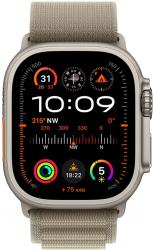 Apple Watch Ultra 2 GPS + Cellular 49mm Titanium Case with Olive Alpine Loop - Small (MREX3TH/A)