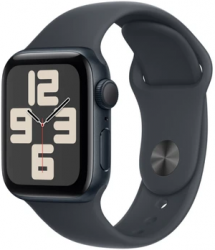 Apple Watch SE GPS + Cellular 40mm Midnight Aluminium Case with Midnight Sport Band (MXGD3SA/A)