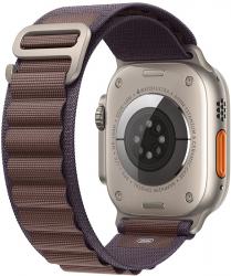 Apple Watch Ultra 2 GPS + Cellular 49mm Titanium Case with Indigo Alpine Loop - Medium (MRET3TH/A)