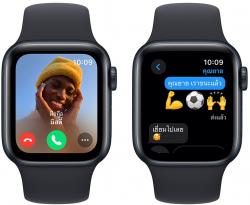 Apple Watch SE GPS 40mm Midnight Aluminium Case with Midnight Sport Band (MR9X3SA/A)