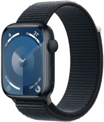 Apple Watch Series 9 GPS 41mm Midnight Aluminium Case with Midnight Sport Loop (MR8Y3SA/A)