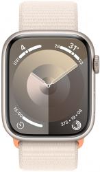 Apple Watch Series 9 GPS + Cellular 45mm Starlight Aluminium Case with Starlight (MRMA3SA/A)